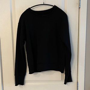 Frank & Eileen Boyfriend Crewneck in Black
